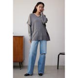 ショルダーデザインルーズニットトップス | AZUL BY MOUSSY | 詳細画像23