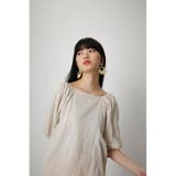 2WAY SHIRRING PUFF BLOUSE | AZUL BY MOUSSY | 詳細画像2