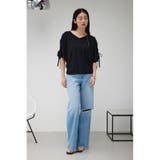 ショルダーレースアップカットトップス | AZUL BY MOUSSY | 詳細画像14