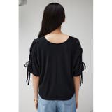 ショルダーレースアップカットトップス | AZUL BY MOUSSY | 詳細画像17