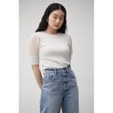 SHEER SLEEVE PUFF TOPS | AZUL BY MOUSSY | 詳細画像3 
