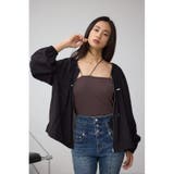 ノーカラーシアーブルゾン | AZUL BY MOUSSY | 詳細画像15
