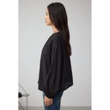 ノーカラーシアーブルゾン | AZUL BY MOUSSY | 詳細画像18 