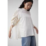 SHIRRING SLEEVE BLOUSE | AZUL BY MOUSSY | 詳細画像2