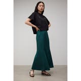 サテンフレアスカート | AZUL BY MOUSSY | 詳細画像2