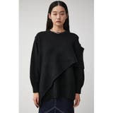 SHOULDER SLIT VOLUME KNIT TOPS | AZUL BY MOUSSY | 詳細画像4
