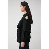 SHOULDER SLIT VOLUME KNIT TOPS | AZUL BY MOUSSY | 詳細画像5
