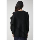 SHOULDER SLIT VOLUME KNIT TOPS | AZUL BY MOUSSY | 詳細画像6