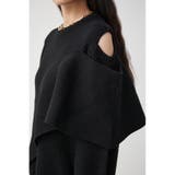 SHOULDER SLIT VOLUME KNIT TOPS | AZUL BY MOUSSY | 詳細画像7