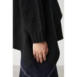 SHOULDER SLIT VOLUME KNIT TOPS | AZUL BY MOUSSY | 詳細画像8