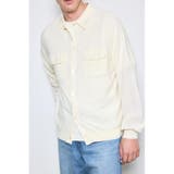 衿付きサファリニットカーディガン | AZUL BY MOUSSY | 詳細画像1 