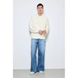 衿付きサファリニットカーディガン | AZUL BY MOUSSY | 詳細画像4 