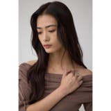 5分袖ギャザーオフショルニットトップス | AZUL BY MOUSSY | 詳細画像12 