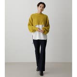 SHORT KNIT SET TOPS 2 | AZUL BY MOUSSY | 詳細画像14