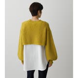 SHORT KNIT SET TOPS 2 | AZUL BY MOUSSY | 詳細画像17