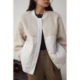 スウィッチングボアブルゾン | AZUL BY MOUSSY | 詳細画像1