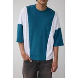 柄BLU5 | 異素材スウィッチングトップス | AZUL BY MOUSSY