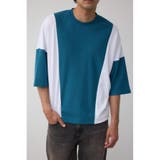 柄BLU5 | 異素材スウィッチングトップス | AZUL BY MOUSSY