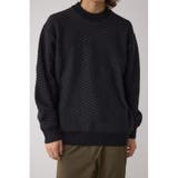 BLK | ジグトーンジャガードニット | AZUL BY MOUSSY