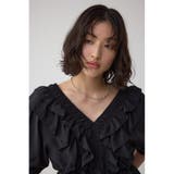ラッフルショルダーブラウス | AZUL BY MOUSSY | 詳細画像16 