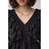 ラッフルショルダーブラウス | AZUL BY MOUSSY | 詳細画像22 