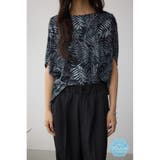 柄BLK5 | C/T冷感ドルマントップス | AZUL BY MOUSSY