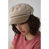 BEG | フェイクレザーナローロープツイルキャスケット | AZUL BY MOUSSY