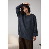 C.GRY | リバーシブルダメージニット | AZUL BY MOUSSY