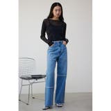 バックスリットシアーロングトップス | AZUL BY MOUSSY | 詳細画像14 