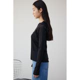 バックスリットシアーロングトップス | AZUL BY MOUSSY | 詳細画像16 