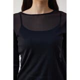 バックスリットシアーロングトップス | AZUL BY MOUSSY | 詳細画像19 