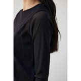 バックスリットシアーロングトップス | AZUL BY MOUSSY | 詳細画像20 