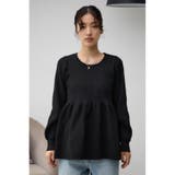 ペプラムニットトップス | AZUL BY MOUSSY | 詳細画像15