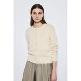 リネンタッチクルーネックニットカーディガン | AZUL BY MOUSSY | 詳細画像2