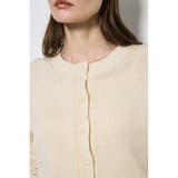 リネンタッチクルーネックニットカーディガン | AZUL BY MOUSSY | 詳細画像8