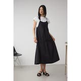 インナーSETフロントギャザーキャミワンピース | AZUL BY MOUSSY | 詳細画像3 