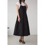 BLK | インナーSETフロントギャザーキャミワンピース | AZUL BY MOUSSY