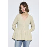 ペプラムカーディガン | AZUL BY MOUSSY | 詳細画像1 