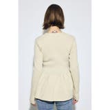 ペプラムカーディガン | AZUL BY MOUSSY | 詳細画像3 