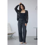 シアージップアップカーディガン | AZUL BY MOUSSY | 詳細画像3 