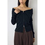ダブルジップオフショル長袖トップス | AZUL BY MOUSSY | 詳細画像1 