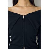 ダブルジップオフショル長袖トップス | AZUL BY MOUSSY | 詳細画像5 