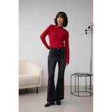 AZUL DENIM オーバーダイ切替フレアデニム | AZUL BY MOUSSY | 詳細画像3 