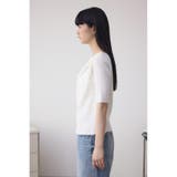 ドレープデザイン5分袖リブニット | AZUL BY MOUSSY | 詳細画像6