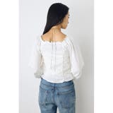 2WAYオフショルダブルジップドビーブラウス | AZUL BY MOUSSY | 詳細画像5 