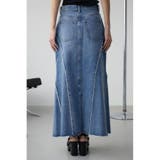 AZUL DENIM フリンジ切替デニムスカート | AZUL BY MOUSSY | 詳細画像7 