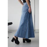 AZUL DENIM フリンジ切替デニムスカート | AZUL BY MOUSSY | 詳細画像2 