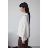 ラメベロアハーフZIPニットトップス | AZUL BY MOUSSY | 詳細画像5 