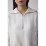 ラメベロアハーフZIPニットトップス | AZUL BY MOUSSY | 詳細画像7 