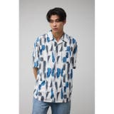 ランダムペイント開襟シャツ | AZUL BY MOUSSY | 詳細画像3